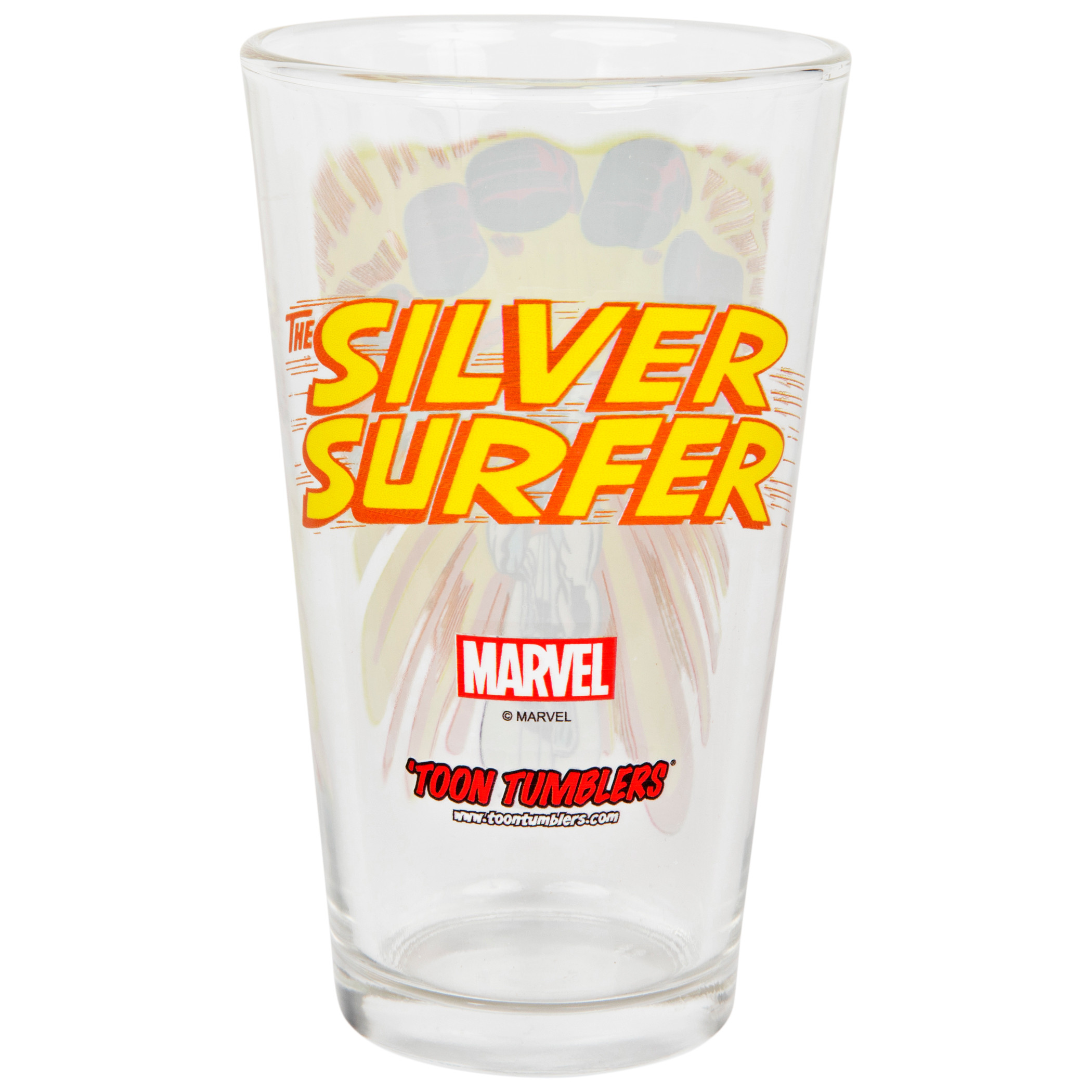 Marvel Comics The Silver Surfer Character Pint Glass
